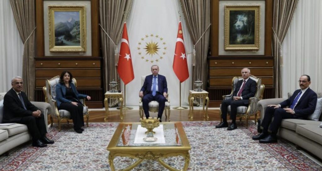 Siyasette Sıcak Gelişme! Erdoğan, DEM Parti’yle Görüştü