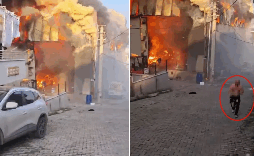 6 Kişinin Hayatını Kaybettiği Yangında Korkutan Anlar Kamerada