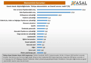 Ekonomik Sorun Vatandaşın Gündeminde İlk Sırada