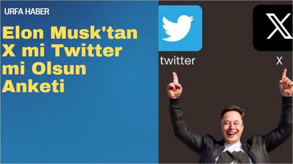 Elon Musk'tan X mi Twitter mi Olsun Anketi
