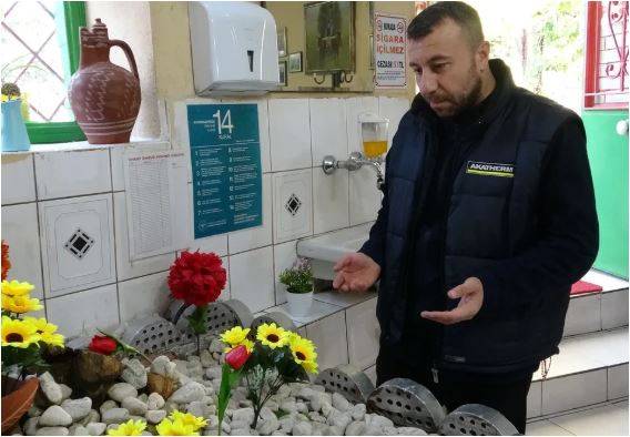 Pide Salonunda Gizemli Mezar! Gelen Donup Kalıyor