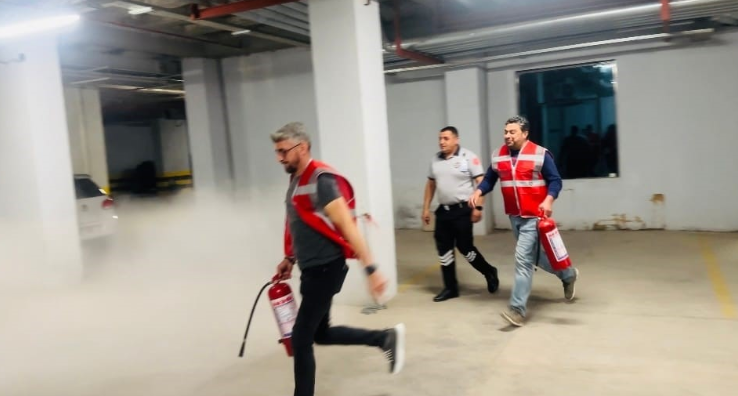 Şanlıurfa’da Gerçeği Aratmayan Yangın Tatbikatı