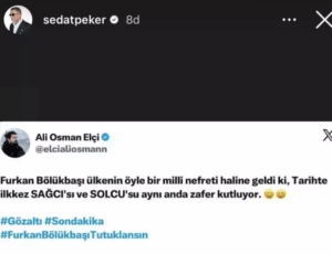 Sedat Peker Bu Kez Sessiz Kalmadı!