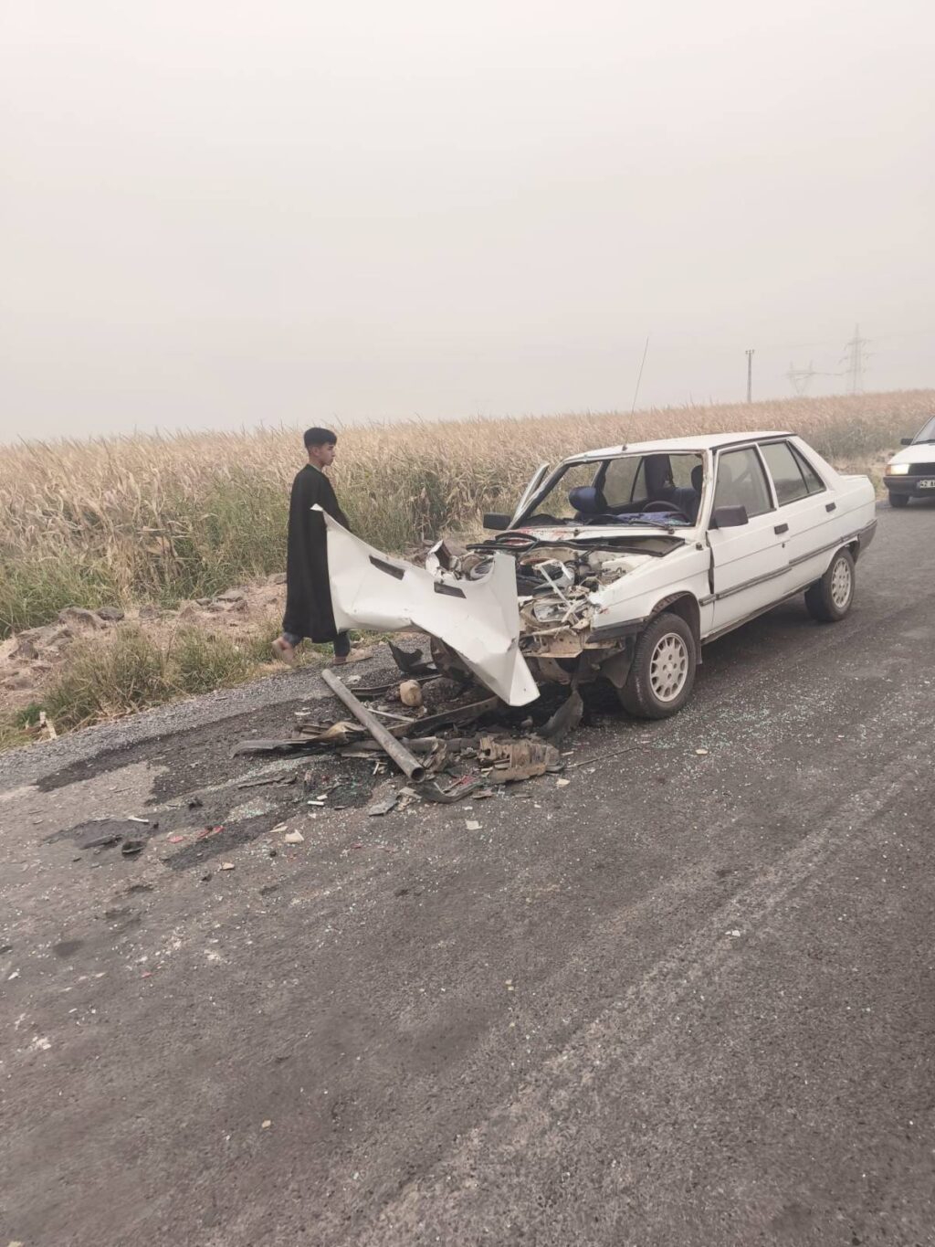 Viranşehir’de Feci Kaza: Araç Hurdaya Döndü, 1’i Ağır 6 Yaralı