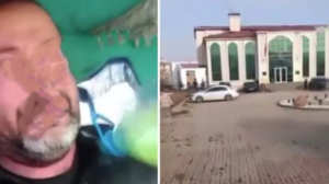 Belediye Önünde Benzin Döküp Kendini Ateşe Verdi