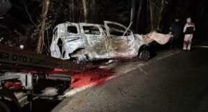 Feci Kaza: Sürücü Araçta Yanarak, Acı İçinde Can Verdi!