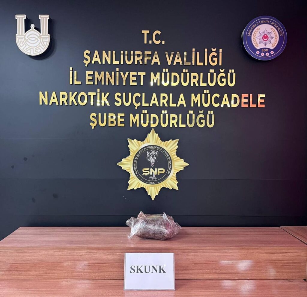 Şanlıurfa’da 2 Kilo 150 Gram Uyuşturucu Ele Geçirildi
