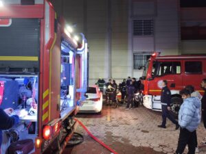 Şanlıurfa'da 10 Katlı Binada Korkutan Yangın