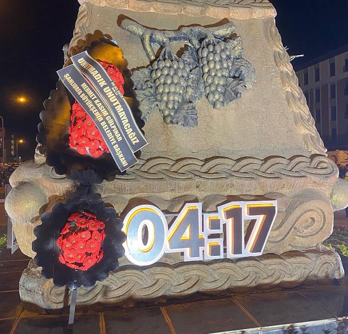 Gülpınar'dan, 6 Şubat depremlerinin yıldönümü dolayısıyla Adıyaman'a jest !