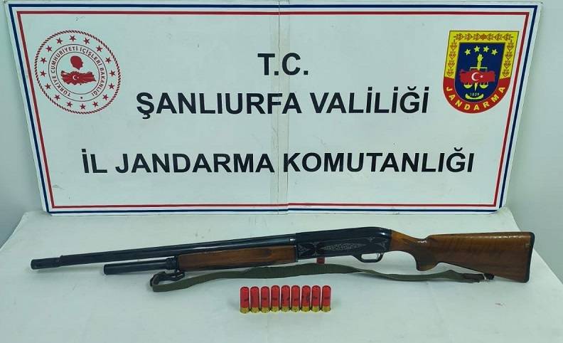 Urfa’da ruhsatsız silah operasyonu!