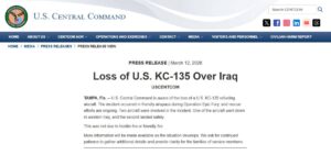 ABD'ye ait uçak Irak'ta düştü!