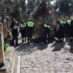 Büyükşehir Belediyesi’nden, bayram öncesi mezarlık bakımı!