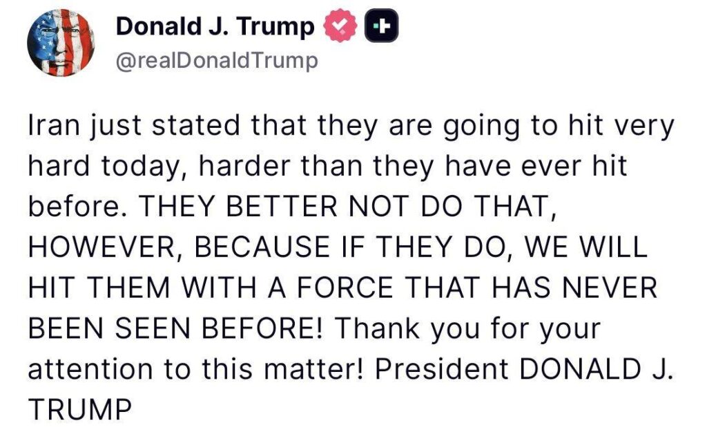 Trump’tan İran’a uyarı!