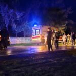 Gaziantep’te otomobil, yük indiren forklifte çarptı!